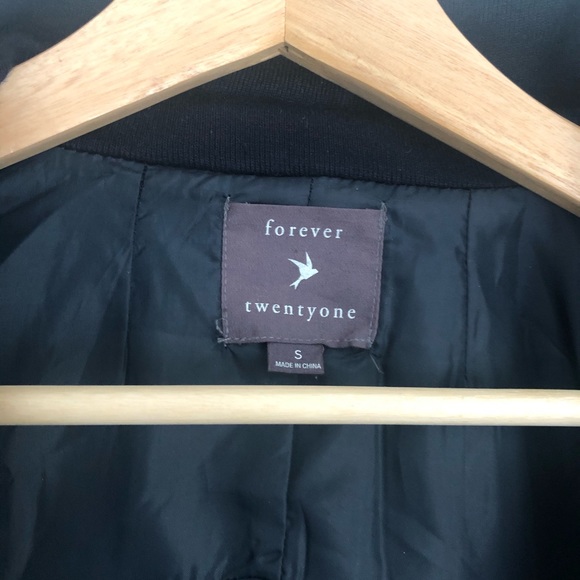 Forever 21 Peacoat Jacket Navy w/ Rosette Buttons - Picture 3 of 6